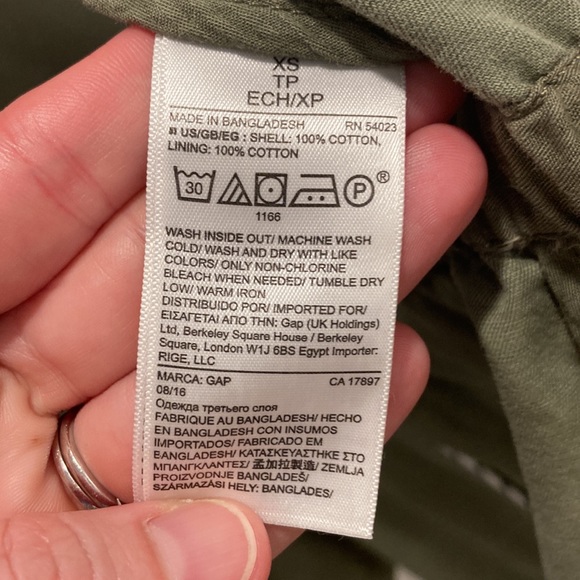 Gap *oversized* embellished army jacket - Picture 10 of 11